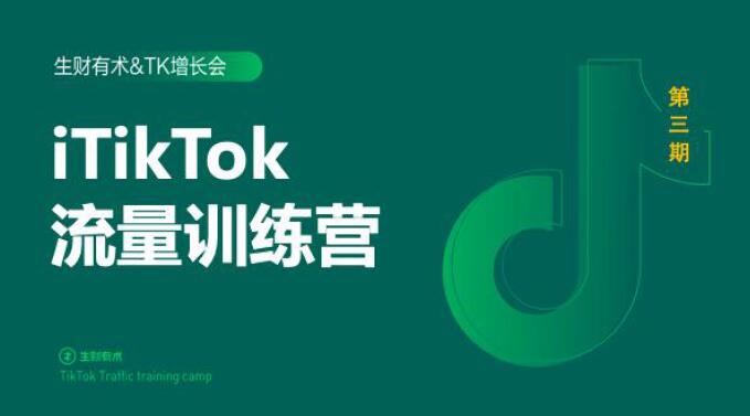 2020最新TikTok流量增长训练营（完结）附PPT-网络创业副业兼职学习网