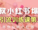 狼叔小红书爆款推广引流训练课第12期，手把手带你玩转小红书-网络创业副业兼职学习网