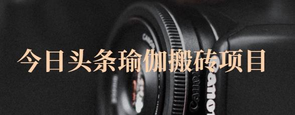 猎人社区·今日头条瑜伽搬砖项目，单号一天几十收入，可以批量操作！-网络创业副业兼职学习网
