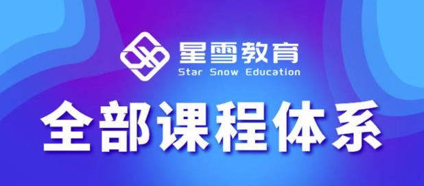 星雪教育淘系高级班,更全的运营提升方案,零基础由浅入深,店铺最新玩法-网络创业副业兼职学习网