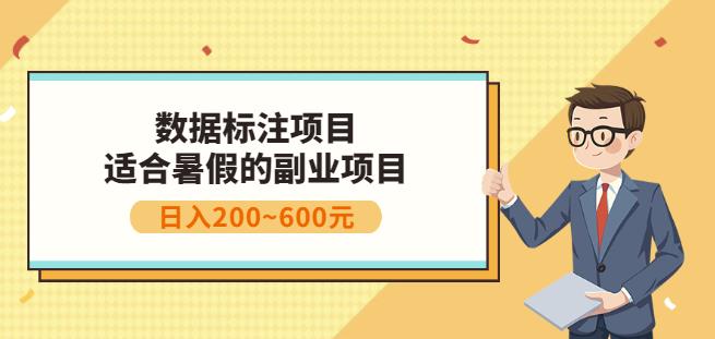 副业赚钱：人工智能数据标注项目，简单易上手，小白也能日入200+-网络创业副业兼职学习网