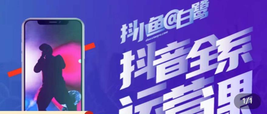 白鹭·主播内训营，运营主播话术起号进阶能力提升-网络创业副业兼职学习网