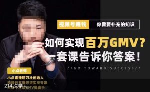 视频号变现进阶课，视频号六大变现模式，对平台的各项功能详细讲解，让你快速选择赛道-网络创业副业兼职学习网