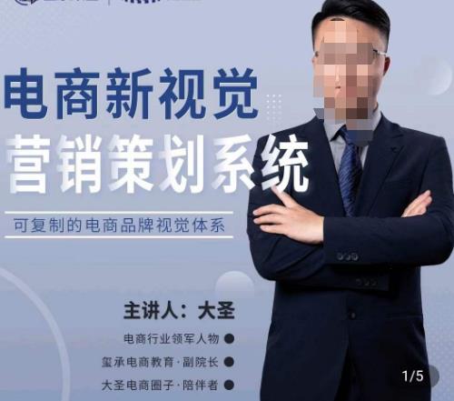 大圣·电商新视觉营销策划系统,可复制的电商品牌视觉识别系统-网络创业副业兼职学习网