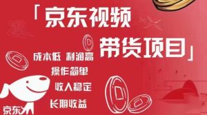 京东视频带货项目+图文带货种草,成本低,利润高,操作简单收入稳定-网络创业副业兼职学习网