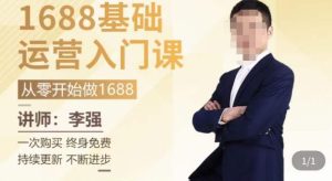 1688运营基础入门系统课，​20课时带你系统性解析1688运营-网络创业副业兼职学习网