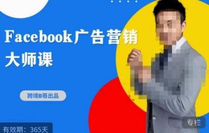 跨境b哥·2023Facebook广告营销大师课,挖掘广告商机,寻找精准客户-网络创业副业兼职学习网