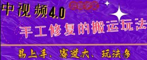 中视频4.0赛道：新手福音，入门简单，上手快【揭秘】-网络创业副业兼职学习网
