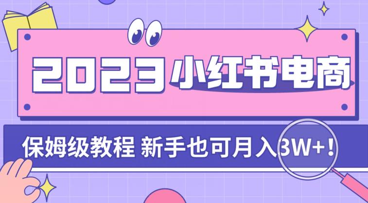 阿本小红书电商陪跑营4.0，带大家从0到1把小红书做起来-网络创业副业兼职学习网