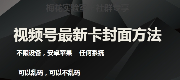 梅花实验室社群最新卡封面玩法3.0，不限设备，安卓苹果任何系统-网络创业副业兼职学习网