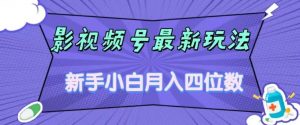 影视号最新玩法,新手小白月入四位数,零粉直接上手【揭秘】-网络创业副业兼职学习网
