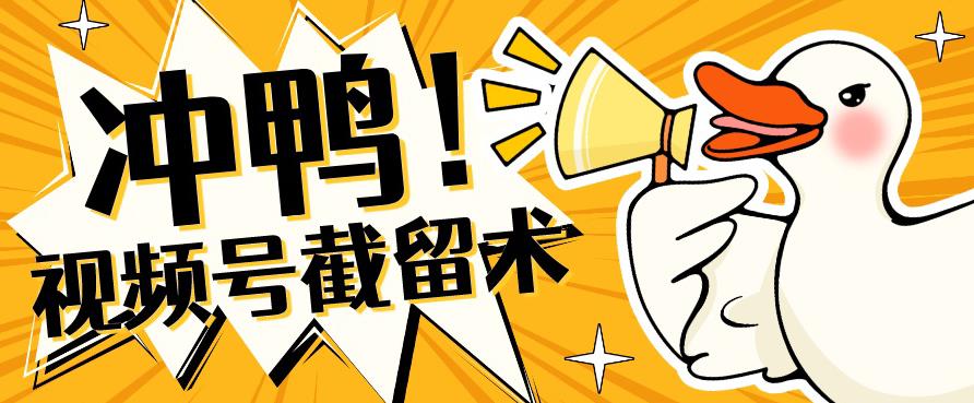 全球首发-视频号无限截留术-你不知道的流量沃土-网络创业副业兼职学习网