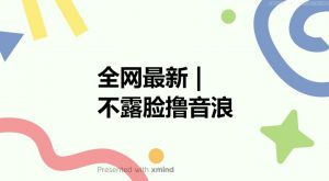 全网最新不露脸撸音浪，跑通自动化成交闭环，实现出单+收徒收益最大化【揭秘】-网络创业副业兼职学习网