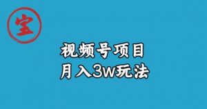 宝哥视频号无货源带货视频月入3w,详细复盘拆解-网络创业副业兼职学习网