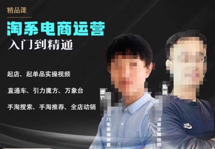 2023手淘搜索实操课+体系化课程，​起店起单品实操视频课程-网络创业副业兼职学习网