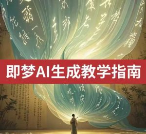 2025即梦ai生成视频教程,一学就会国内免费文字生成视频图片生成视频-网络创业副业兼职学习网