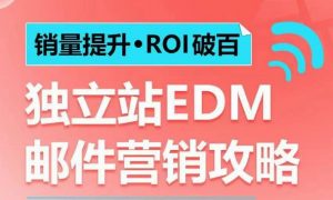销量提升•ROI破百 独立站EDM邮件营销攻略,如何通过邮件营销每年获得100万美金销售额!-网络创业副业兼职学习网