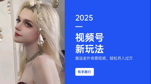 搬运老外奇葩视频，撸视频号分成计划收益，每天只需一小时，新手小白轻松月入过W-网络创业副业兼职学习网