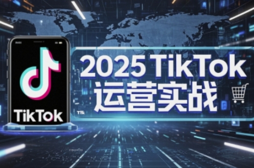 2025TikTok电商运营，掌握TikTok店铺运营核心技巧，实现低成本高转化-网络创业副业兼职学习网