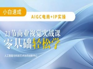 AIGC电商必备实操:21节平面设计实战课,教你玩转AI-网络创业副业兼职学习网