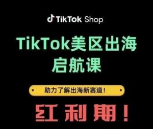 TikTok出海启航课(美区)助力了解出海红利新赛道-网络创业副业兼职学习网