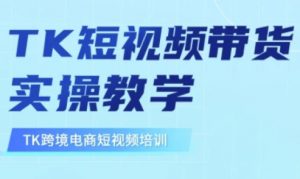 东南亚TikTok短视频带货,TK短视频带货实操教学-网络创业副业兼职学习网