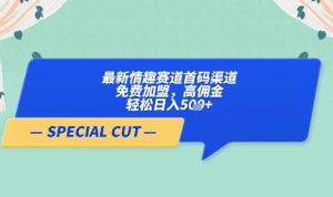 【轻云】最新情趣赛道首码渠道，免费加盟，高佣金，轻松日入5张+-网络创业副业兼职学习网